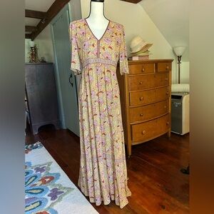 ba&sh “Lady” Paisley Maxi Dress